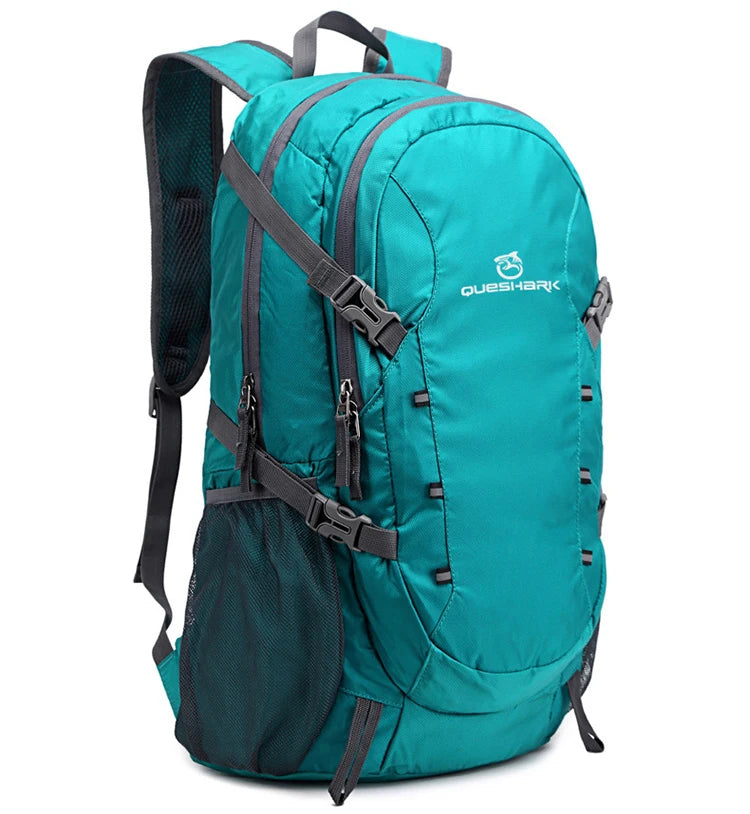 40L Outdoor Foldable Backpack Ultralight Waterproof Soft Camping Shoulder Pack Climbing Travel Mountaineering Hiking Cycling Bag