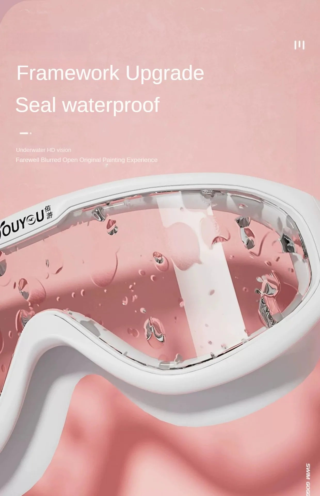 HD Anti-fog Swimming Goggles with Earplugs Adult Men Women  Leak Proof Adjustable high-quality Silicone Swim Protection Eyewear