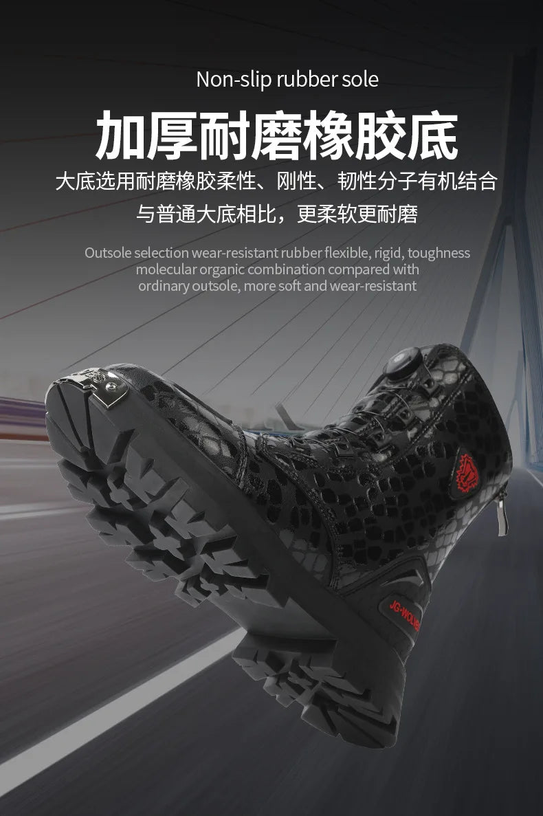 Motorcycle Wear-resistant Drop-proof Boots Women Motorbike Riding Shoes Breathable Biker Boots Motorboats Motorcycle Shoes Bota