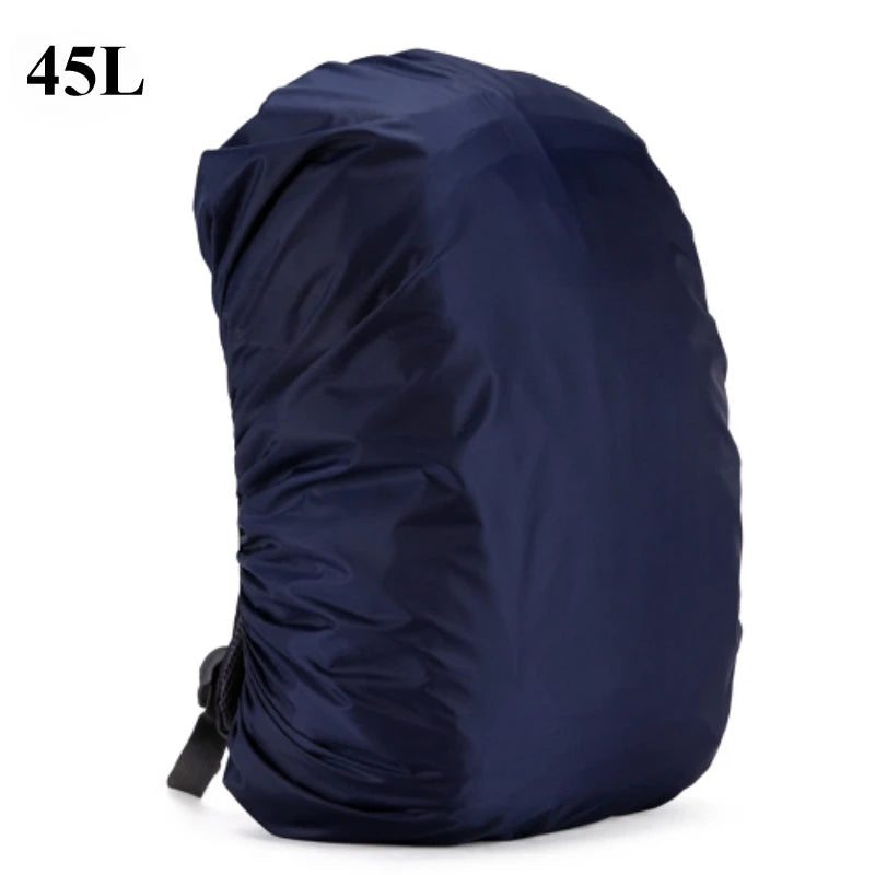 35/45L Adjustable Waterproof Dustproof Backpack Sport Bag Rain Cover Portable Ultralight Shoulder Protect Outdoor Tools Hiking