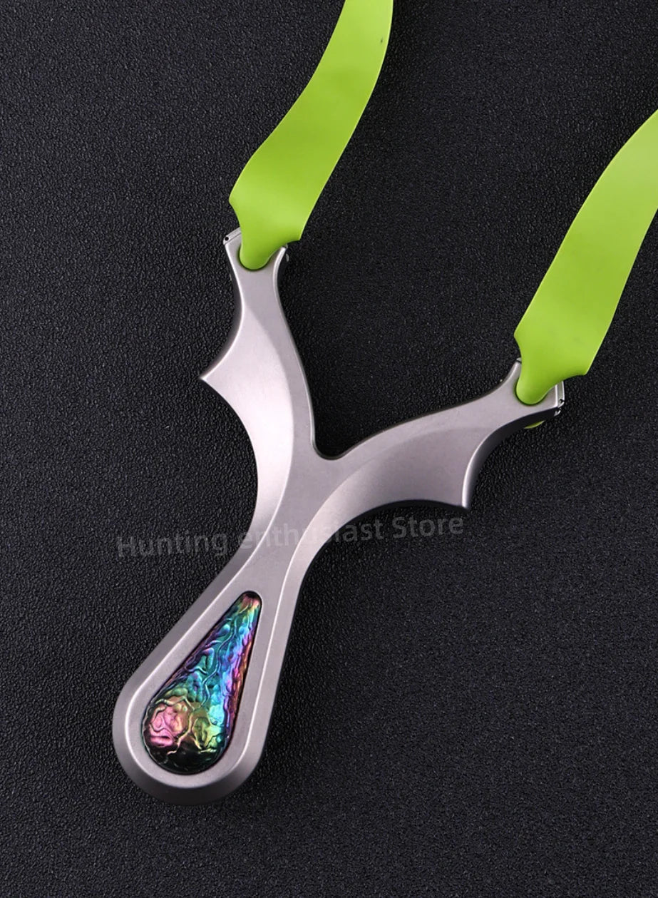 Strong Titanium Alloy Shooting Aiming Slingshot Outdoor Hunting Slingshot Professional Slingshot Hunting Accessories