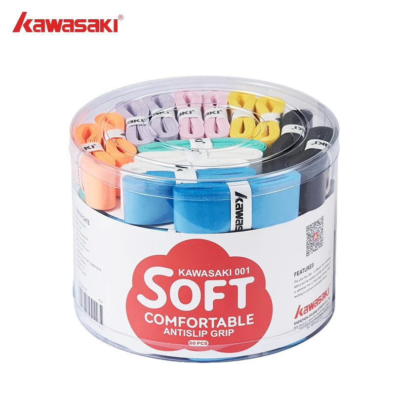 5/10/60 Pieces Overgrips Padel Original Kawasaki Sticky Anti-slip Overgrip Tennis Shock Absorption Paddle Grip Accessories