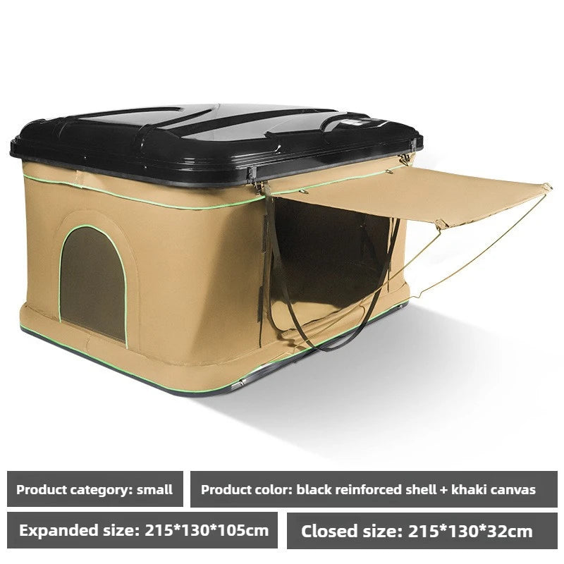 ABS small free to build outdoor camping quick-drive roof tent tourist fishing roof tent