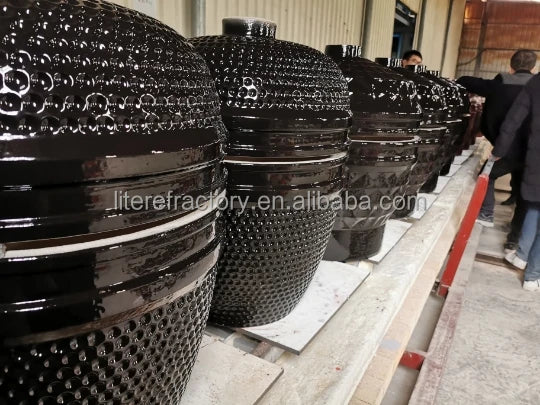 12 15 16 18 22 23 24 27 Inch Kamado Ceramics Burn Oven Removable Grill Outdoor Chicken That Bake Furnace