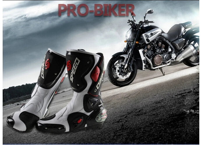 Riding Tribe Motorcycle Boots Motorcycle Riding Anti-fall Shoes Cycling Equipment Wear-resistant Men's Boots Multicolor Shoes