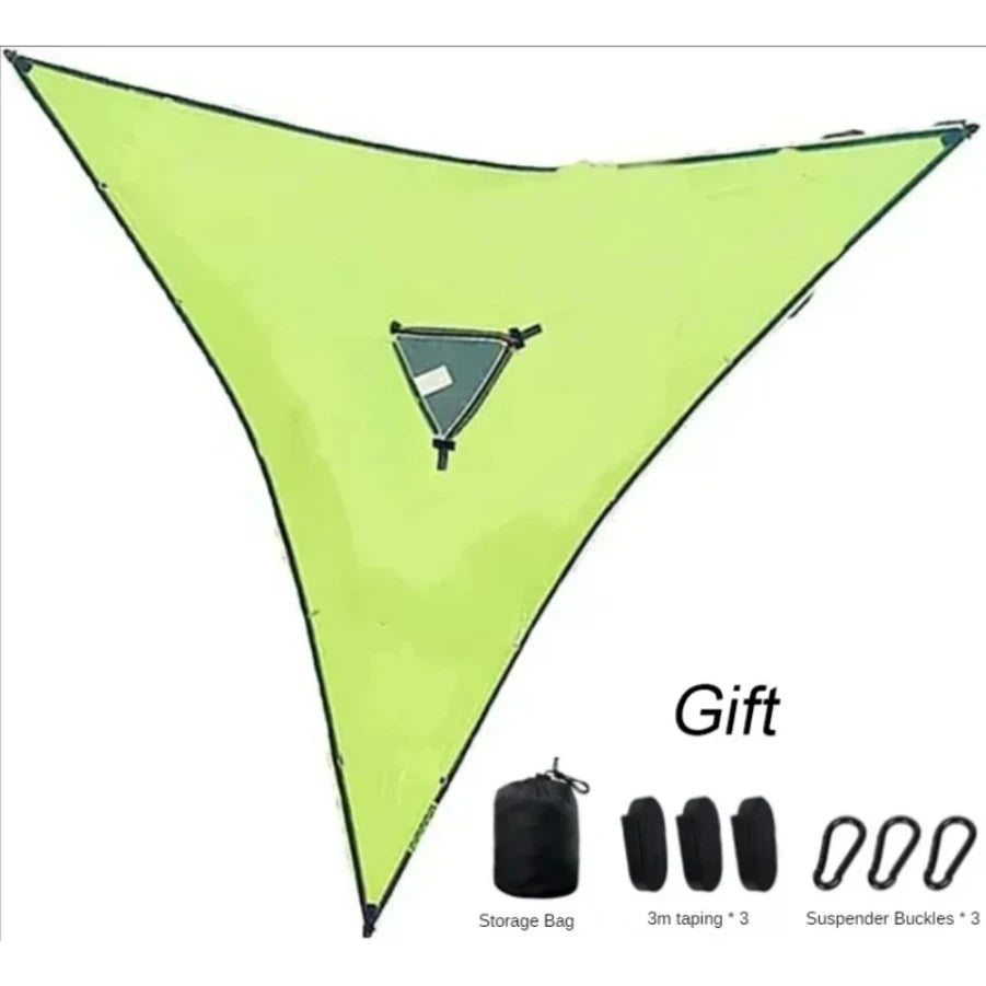 2025 Outdoor Camping Hanging Portable Bed Triangle Hammock Portable Multi Person Aerial Mat  travel Convenient Sleep Hammock bed