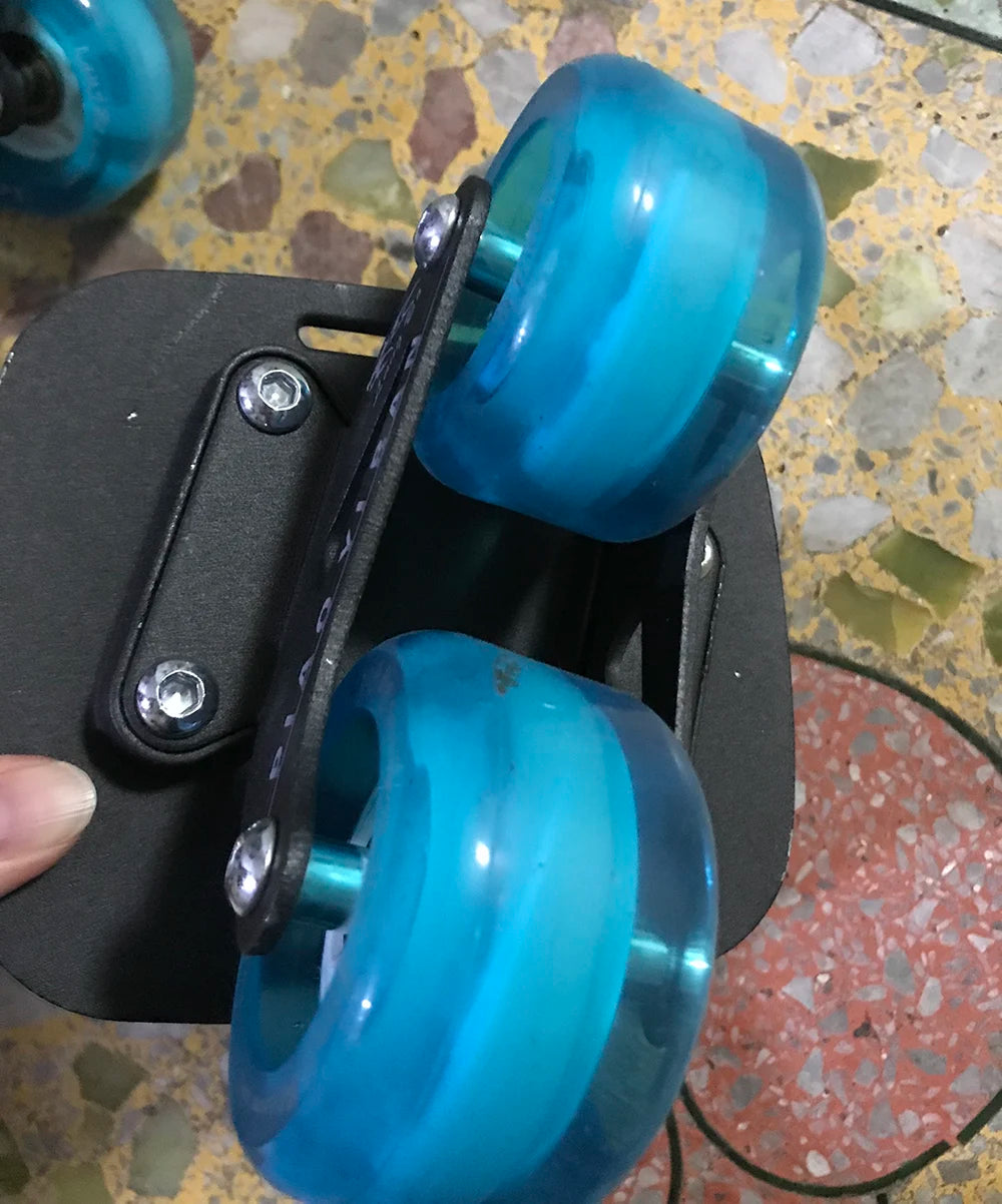 1 Pair Skateboard Aluminium Alloy Mini Drift Short Board Roller