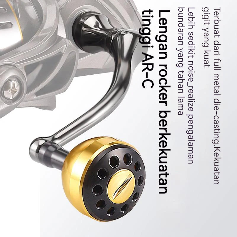 New Fishing Reel, Max Drag 30KG Right/left Inter-Changeable Handle Spinning Reel Gear 5.2:1 Ratio No-gap High Speed Fishing Reel