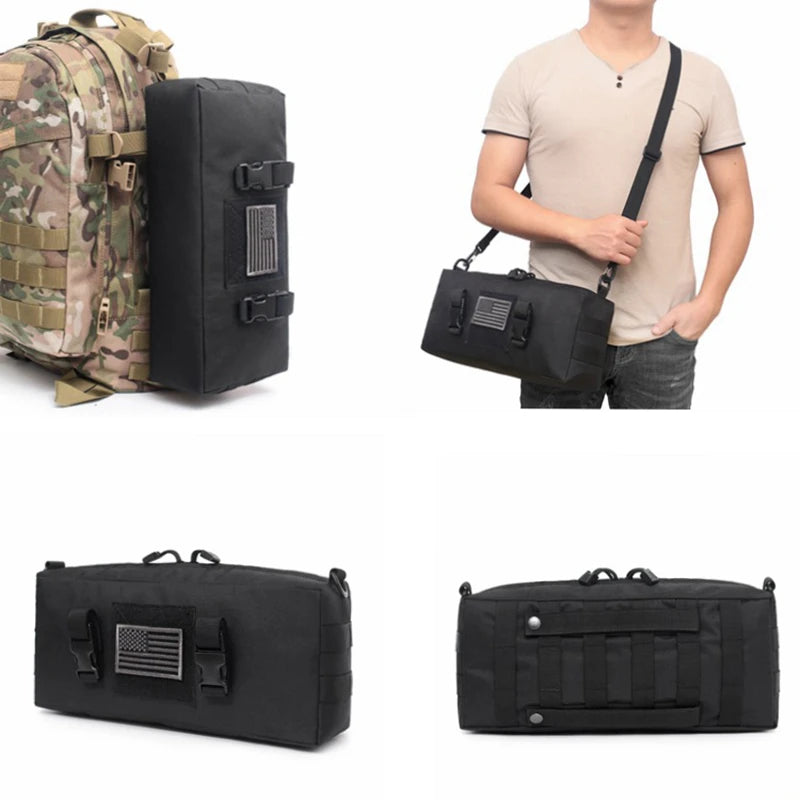 Military Tactical Backpack Travel Camping Bag Army Outdoor Sports EDC Accessory Sling Pack Hiking Trekking Hunting  Molle Pouch