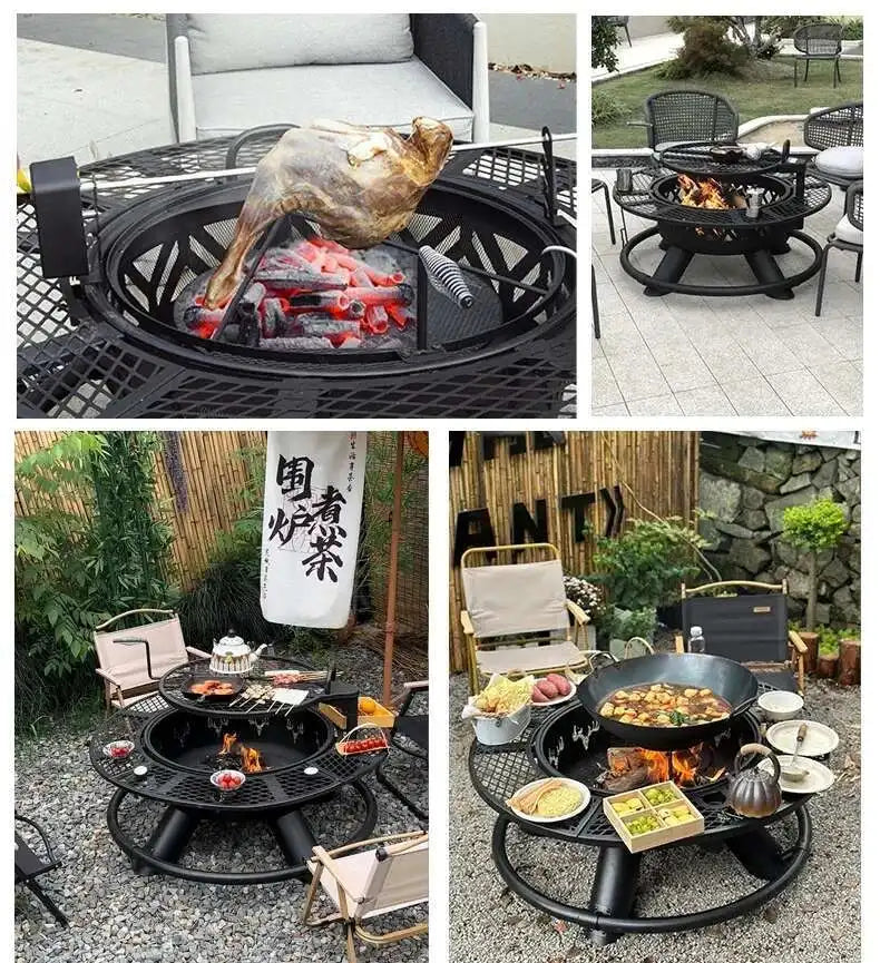 CX010AJ Modern High Quality Barbecue grill, household wood heater, patio, villa campfire, fireplace table, charcoal brazier