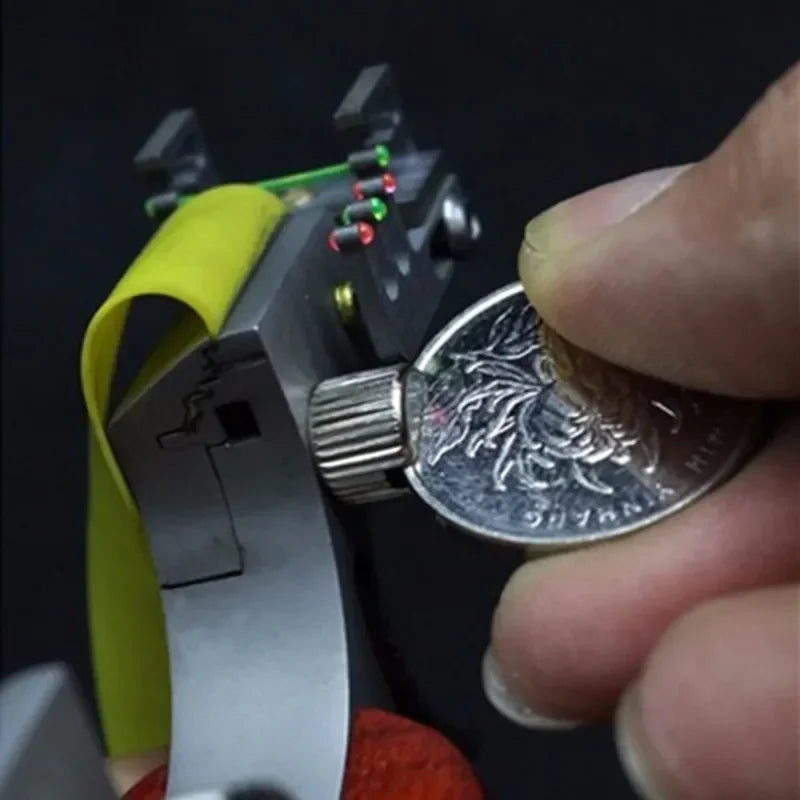 Popular Powerful Slingshot Camouflage Bow Catapult Outdoor Hunting Slingshot Hunt Tool  Stingles Stainless Steel Hunting