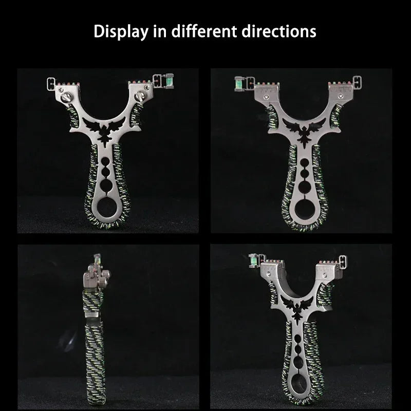 Sports Slingshot with Flat Rubber Band Professional Sling Shot Outdoor Shooting Tools for Hunting Catapult Toys Caza