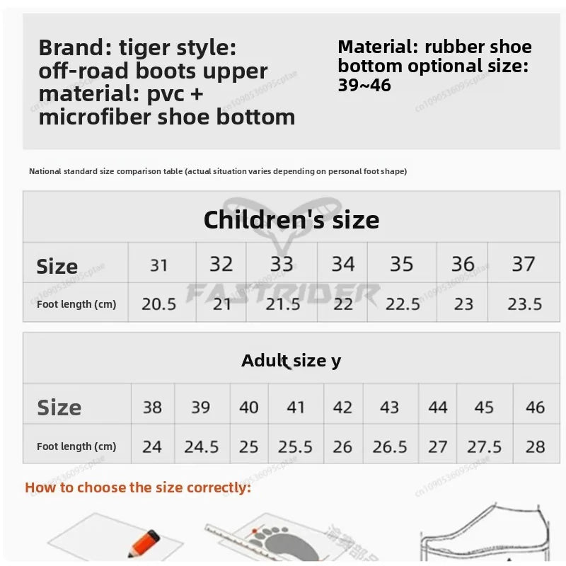 Motocross Enduro Professional Racing Boots Motorcycle Off-road Bottas Motorboat Shoes ATV MTB Motorcycle Long Racing Boots