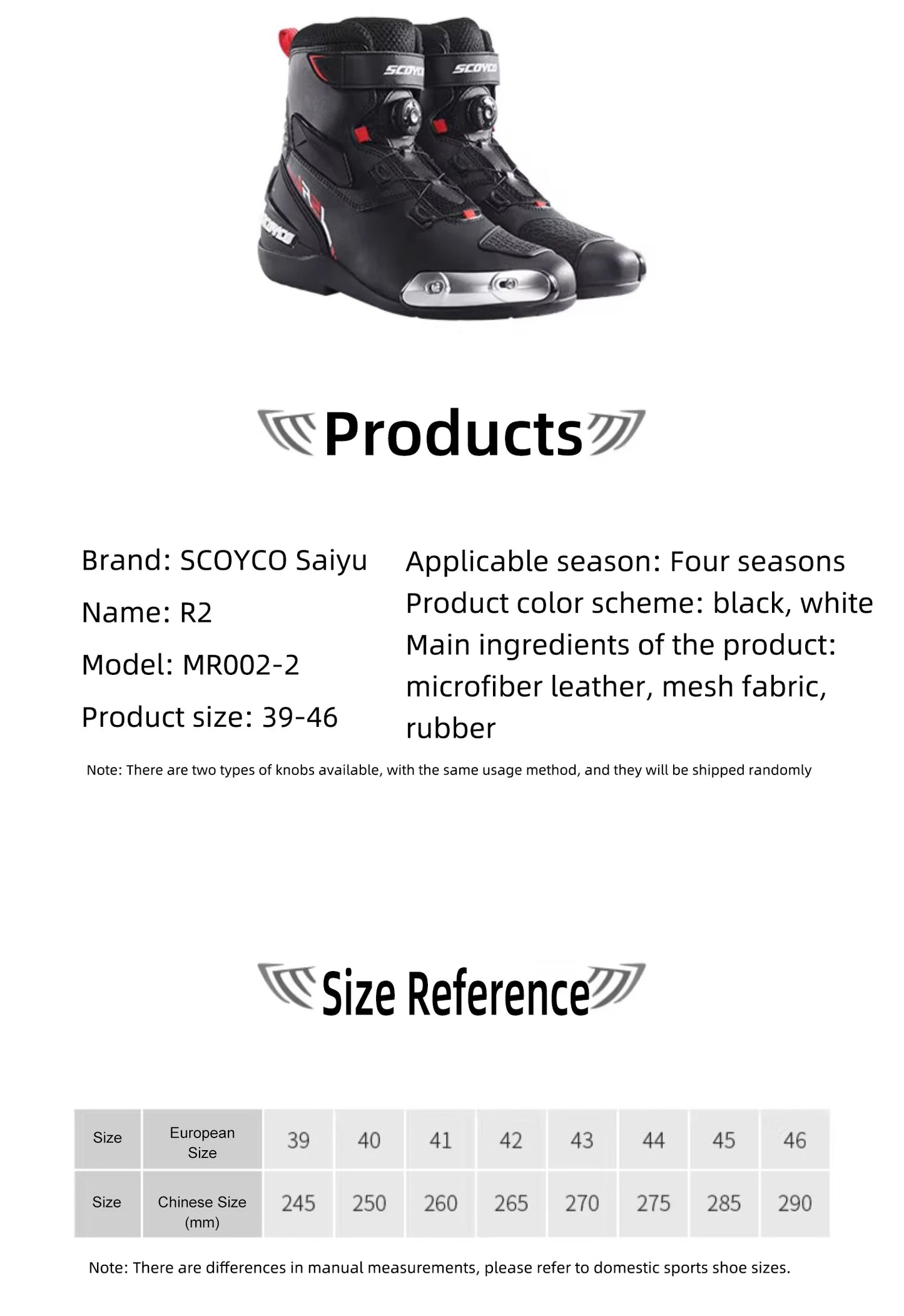 SCOYCO Motocross Boots Men Anti-fall Non-slip Motorcycle Protective Boots Breathable Wear-resistant Motorcyclist Shoes Equipment