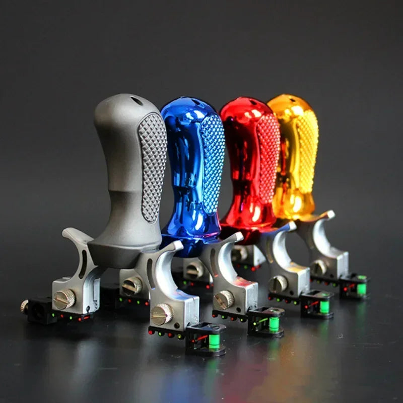 Hunting Slingshot High-power Laser Aiming Slingshot Outdoor Sports Shooting Game Practice Using High Precision Catapult