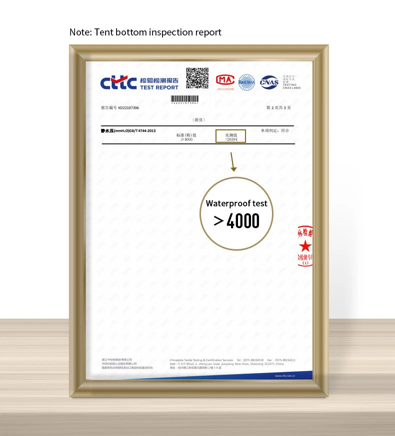 MOBI GARDEN Era290 Outdoor Family Pyramid Camping Tent 5-8 Person Large Space Lobby Sun Shelter Thickened Cotton Portable Tent