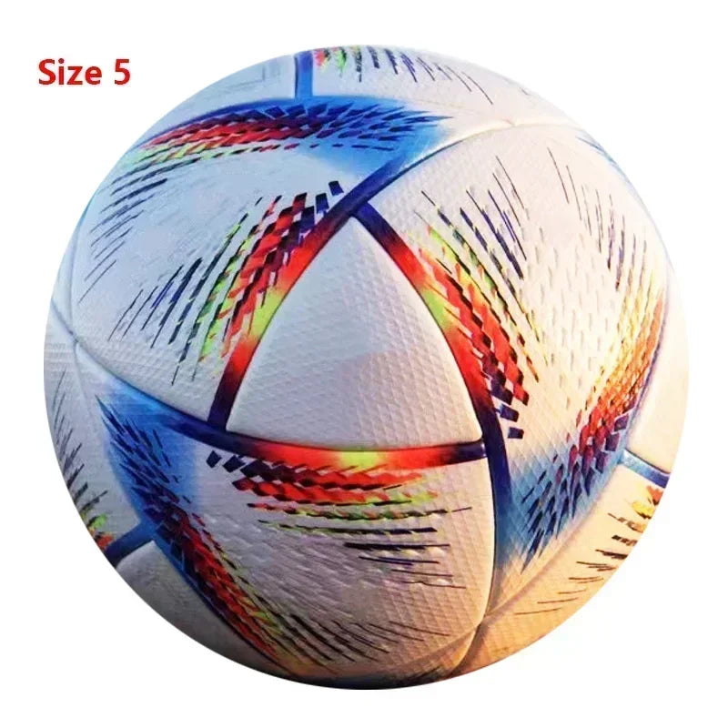 2022 High Quality Soccer Ball Official Size 5 PU Material Seamless Wear Resistant Match Training Football Futbol Voetbal