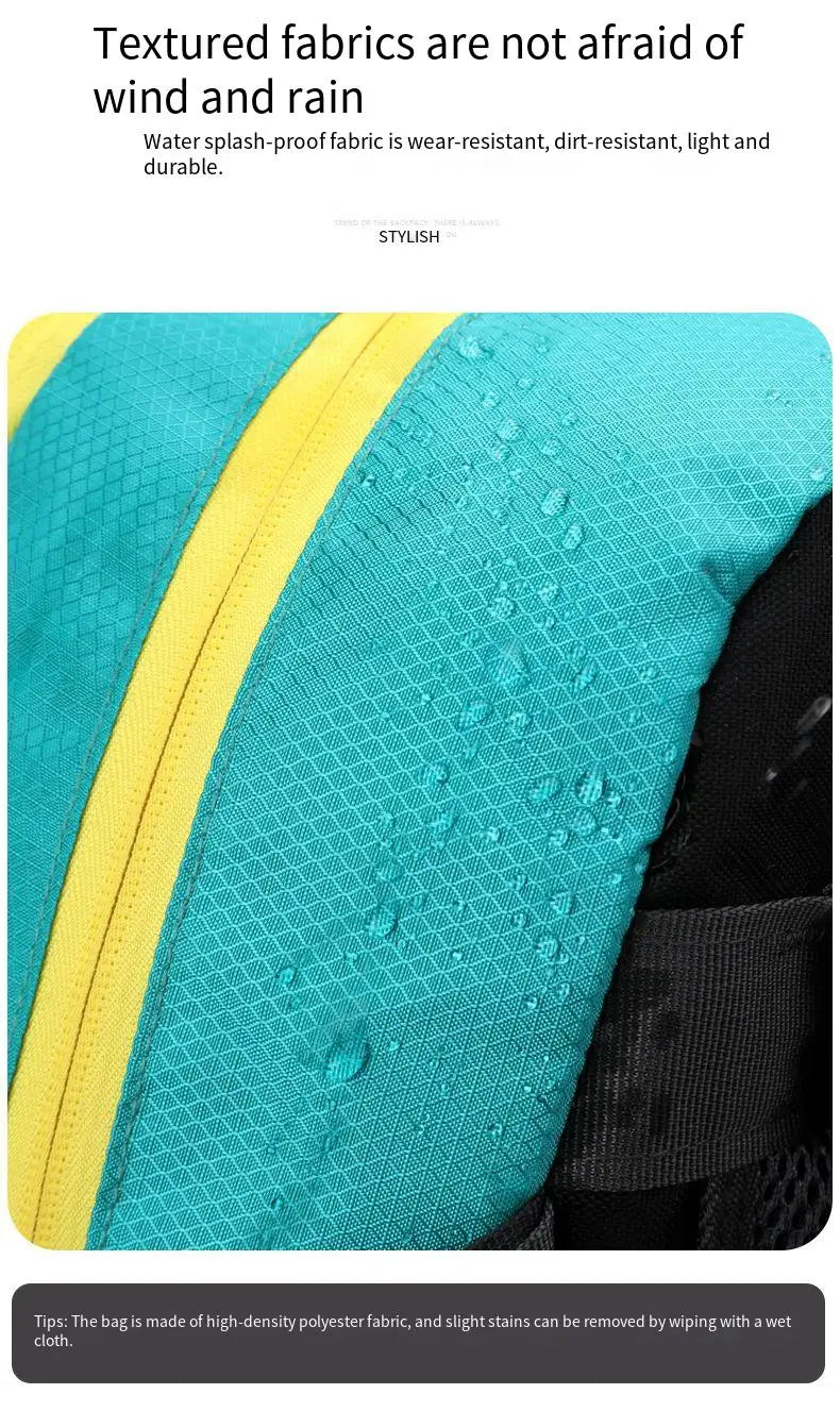 Men Women Outdoor Camping Travel Backpack 40L Water Repellent Climbing Hiking Laptop Daypack Trekking Reflective Strip Back Bags