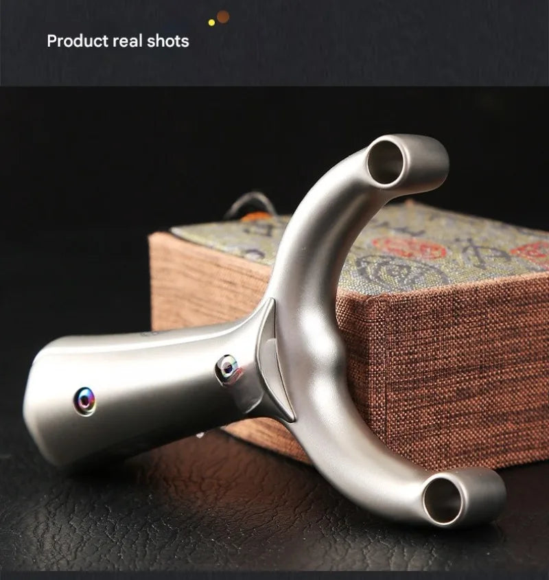 Slingshot Metal Precision Shooting Slingsshot Outdoor Hunting Archery Caza Set High Precision Slingshot Hunting