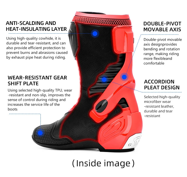 TR Tiger Brand Active axis off-road shoes Motorcycle riding boots anti-fall wear-resistant impact-resistant Adult male Lin Dao b