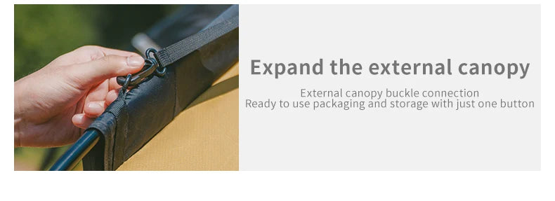 Naturehike Outdoor 4-6 Person Camping Dune 10.9 Tent One Bedroom One Living Room Hiking Tent 75D Nylon Camping Tents Canopy