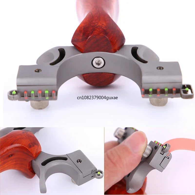 304 Stainless Steel Laser Slingsshot CNC 8020 Slingshot Outdoor Hunting Shooting Tirachinas Super Potential