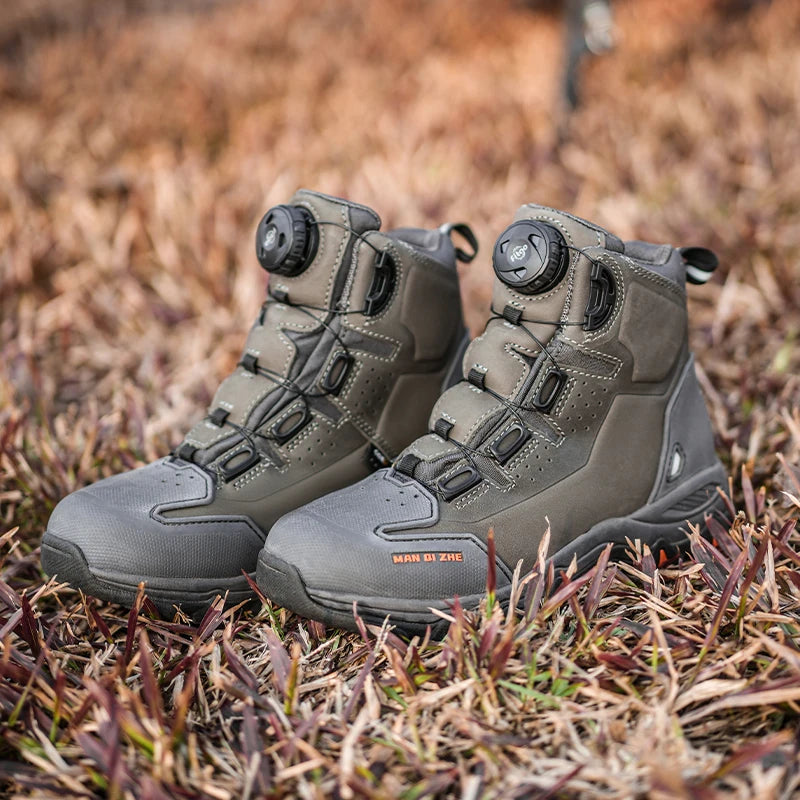 FEHER Motorcycle Boots BOA System CE Level 2 Foot Protection Hiking Shoes Waterproof All Season for Rider and Wilderness Climber