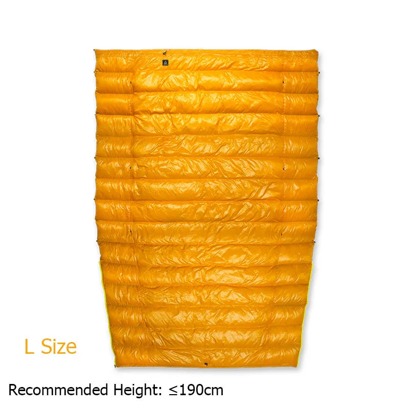 Ice Flame UL 20D 90% White Duck Down Sleeping Bag Blanket Sleeping Quilt Underquilt For Hammock Backpacking Camping Hiking