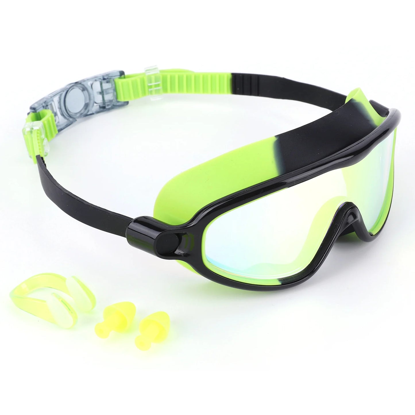 2Pcs Swimming Goggles Anti Fog Transparent Swimming Glasses Leakproof Wide View Swimming Eyewear Professional Swim Equipment