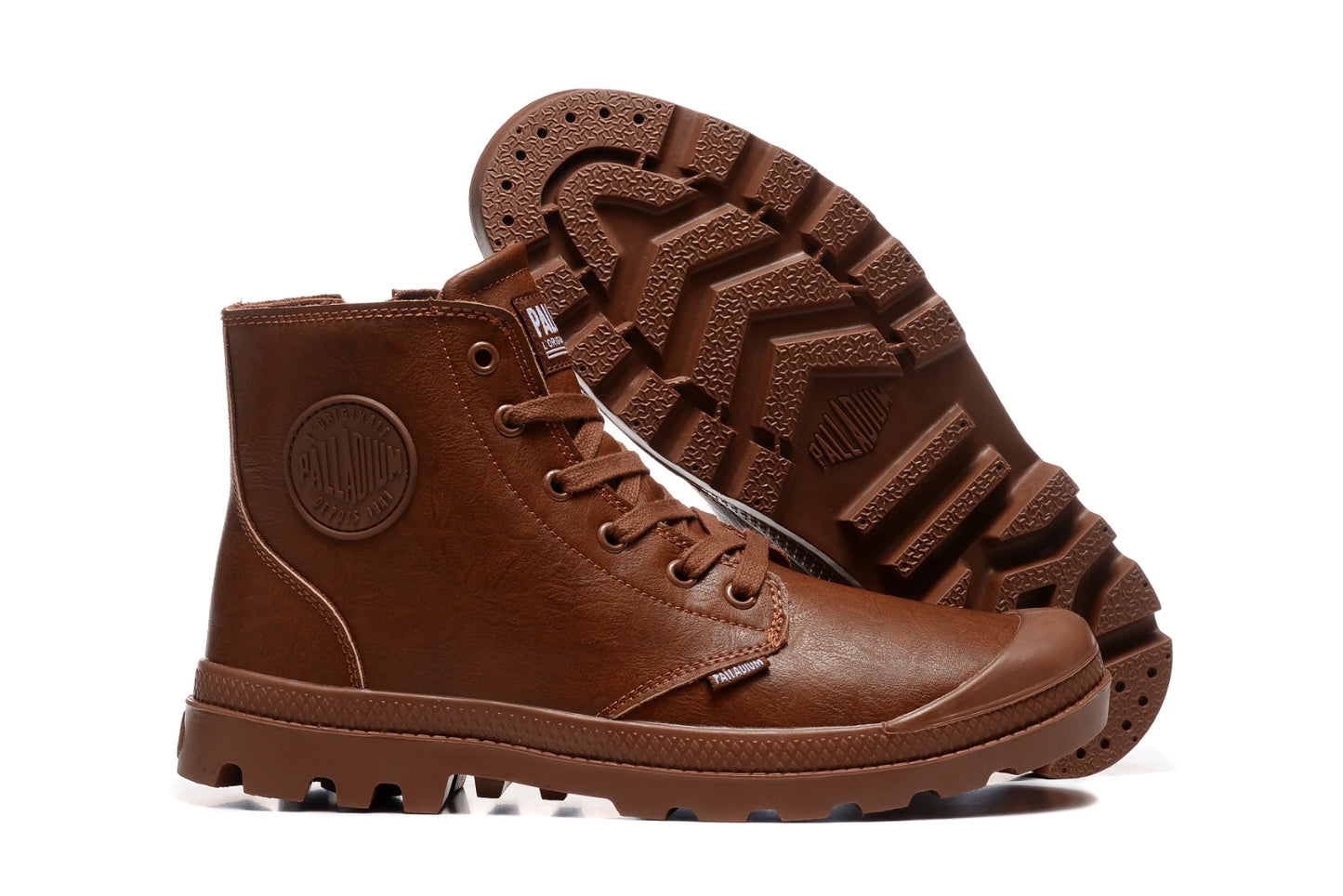 2025 New PALLADIUM Pampa Men Women Soldiers Boots Leather Zipper Ankle Boots Outdoor Dual Purpose Walking Shoes Casual Shoes