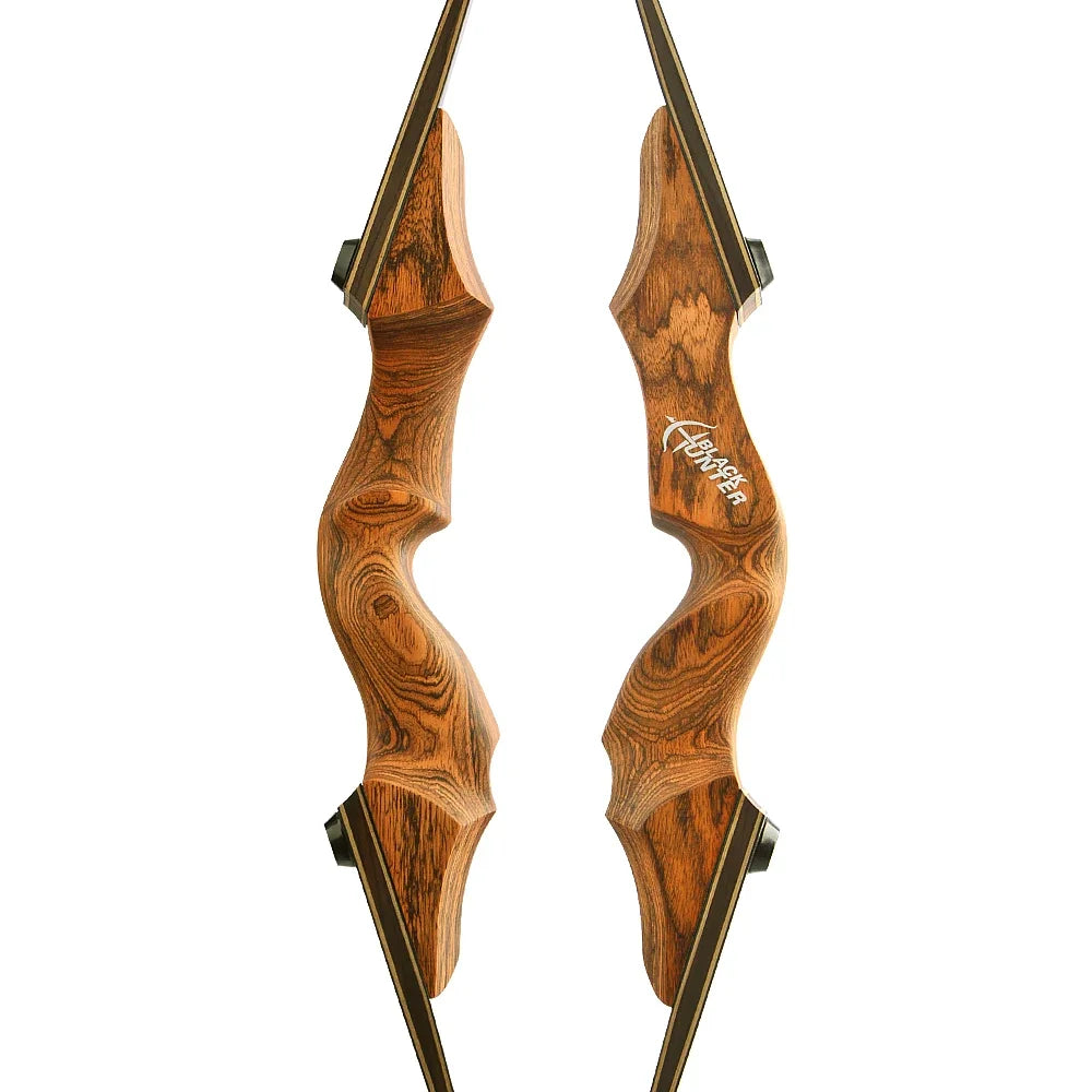 60inch Black Hunter Recurve Bow Right/Left Hand Traditional Beauty Hunting Reflection Bow And Arrow Outdoor Shooting Wooden Bow