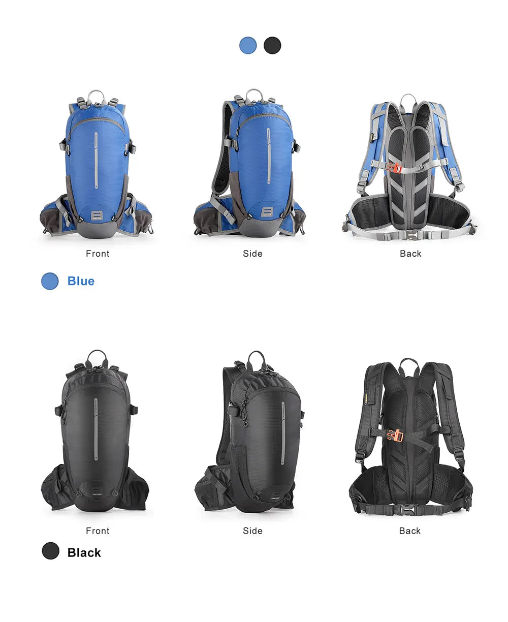 Rhinowalk Climbing Backpack 12L Cycling Backpack Outdoor Sports Bag Travel Backpack Camping Hiking Backpack WIthi Water Bag