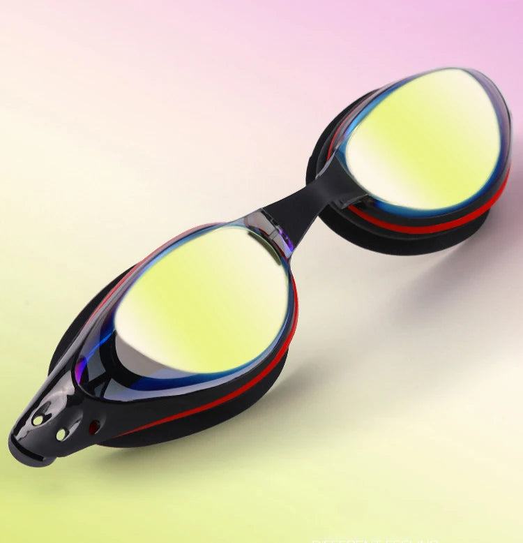 Plating Myopia Swim Goggles Men Women Professional Swimming Pool Water Sports Waterproof Glasses Anit Fog UV Shield Eyewear New