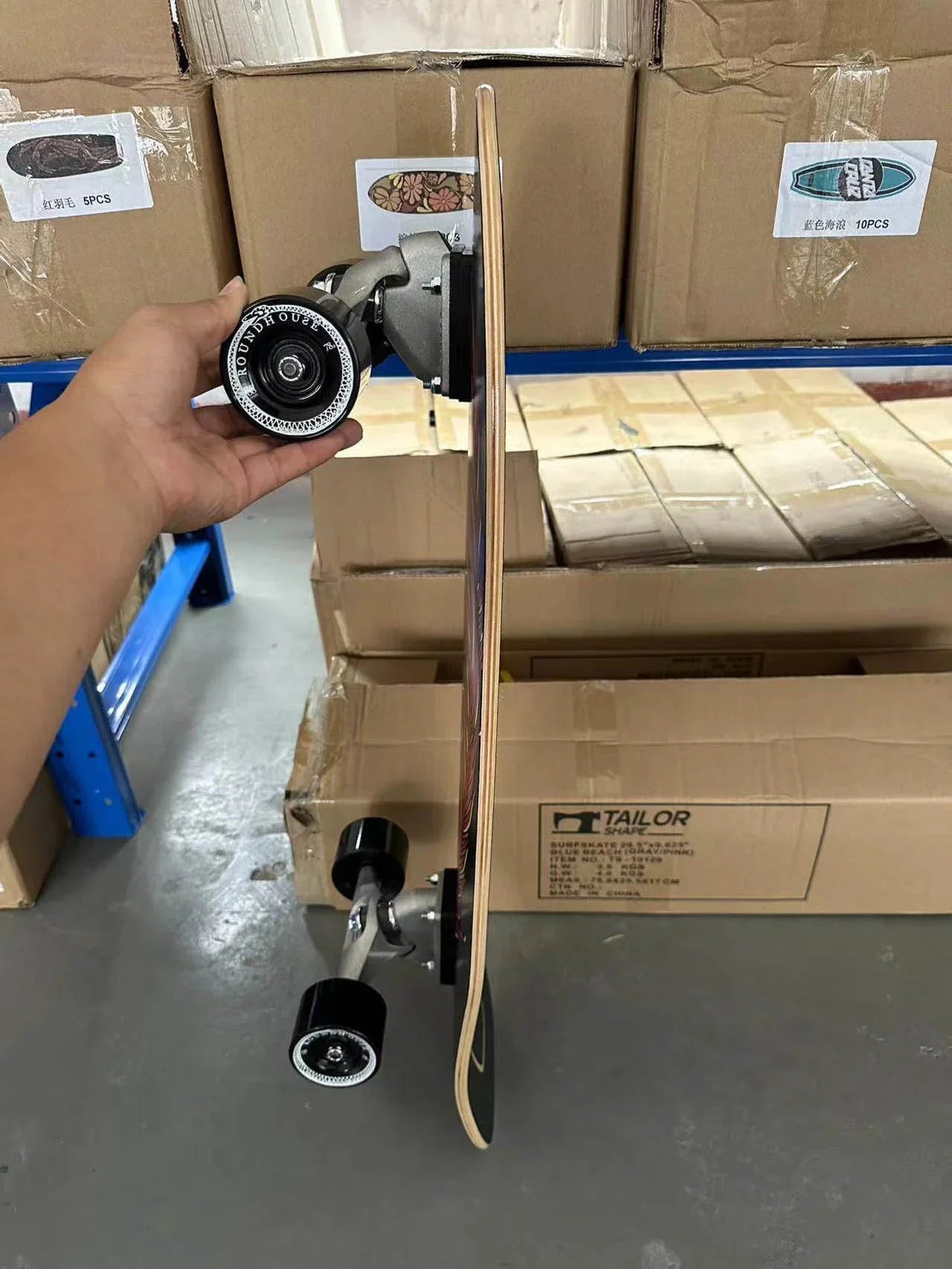 Surf Land Skateboard CX4 CX7 Maple Single Kick Carving Cruiser Skate Board Longboard Pumping Cool Side Sport Street Outdo