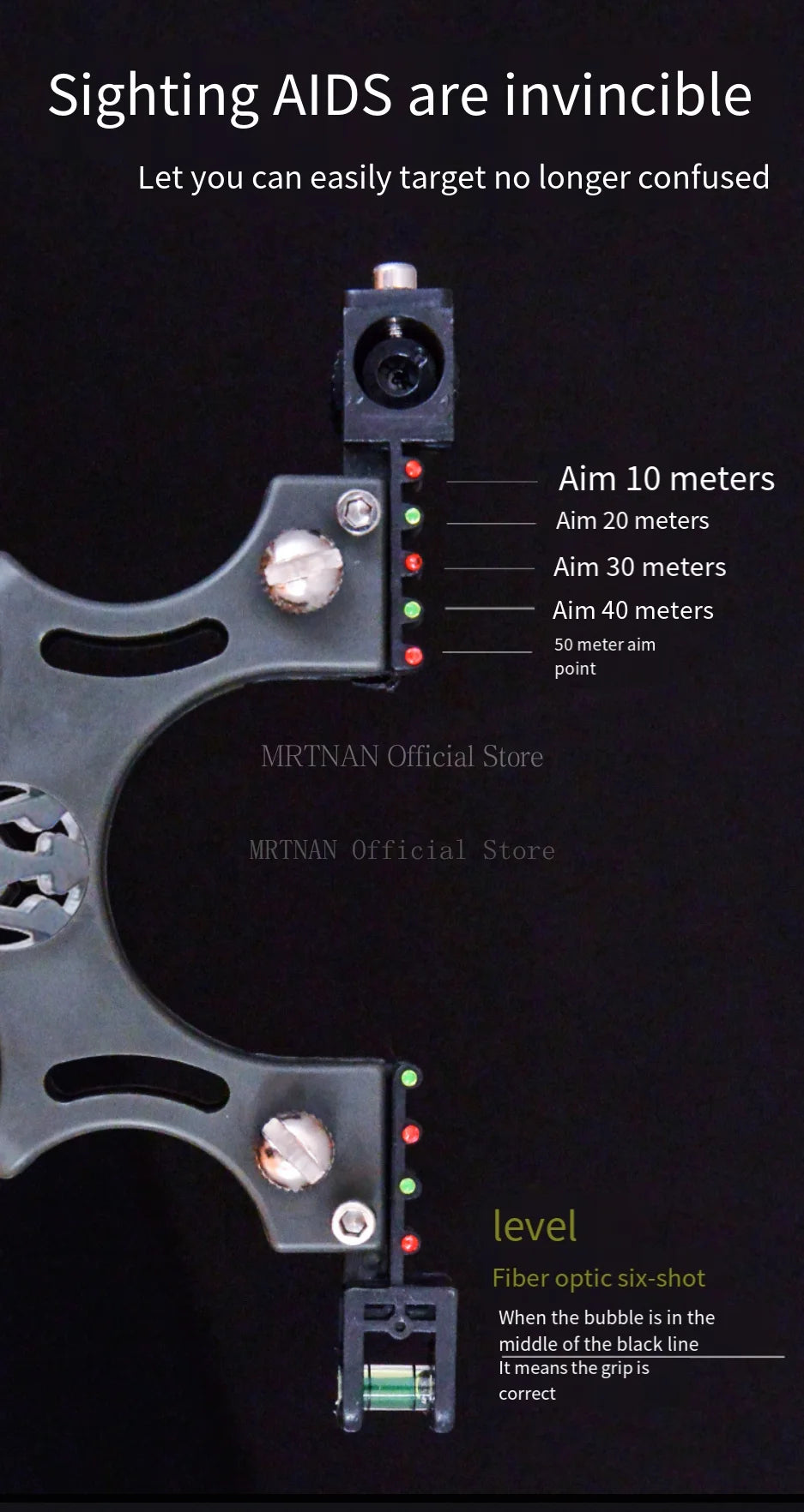 High-power Hunting Laser Resin Slingshot with Rubber Band Outdoor Sports Hunting Shooting Catapult