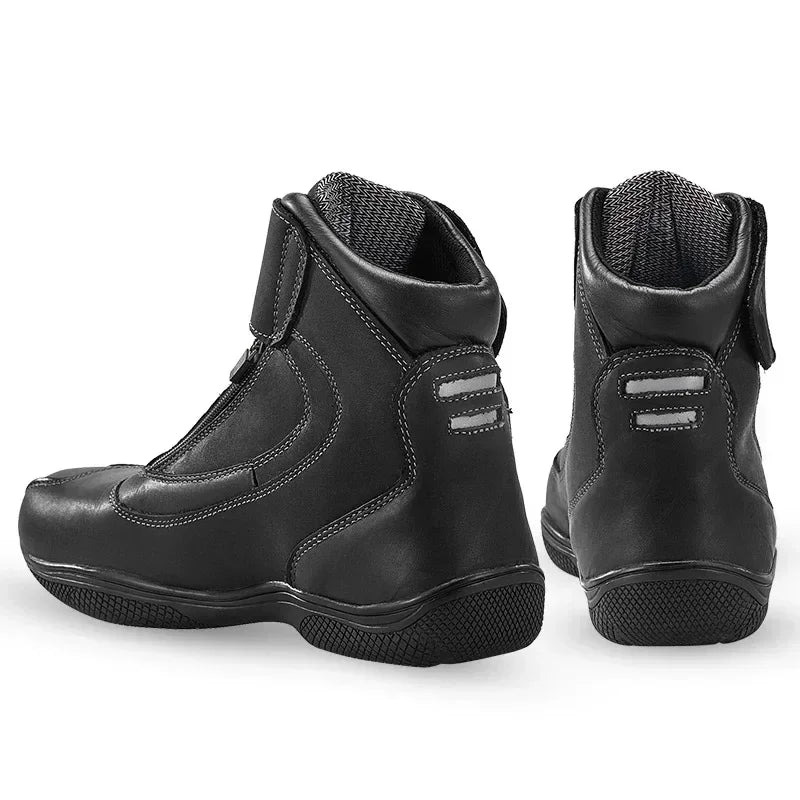 Motorcycle Riding Boots Men's Anti-slip Wear-resistant Locomotive Cycling Shoes Comfort Waterproof Anti-drop Four Seasons