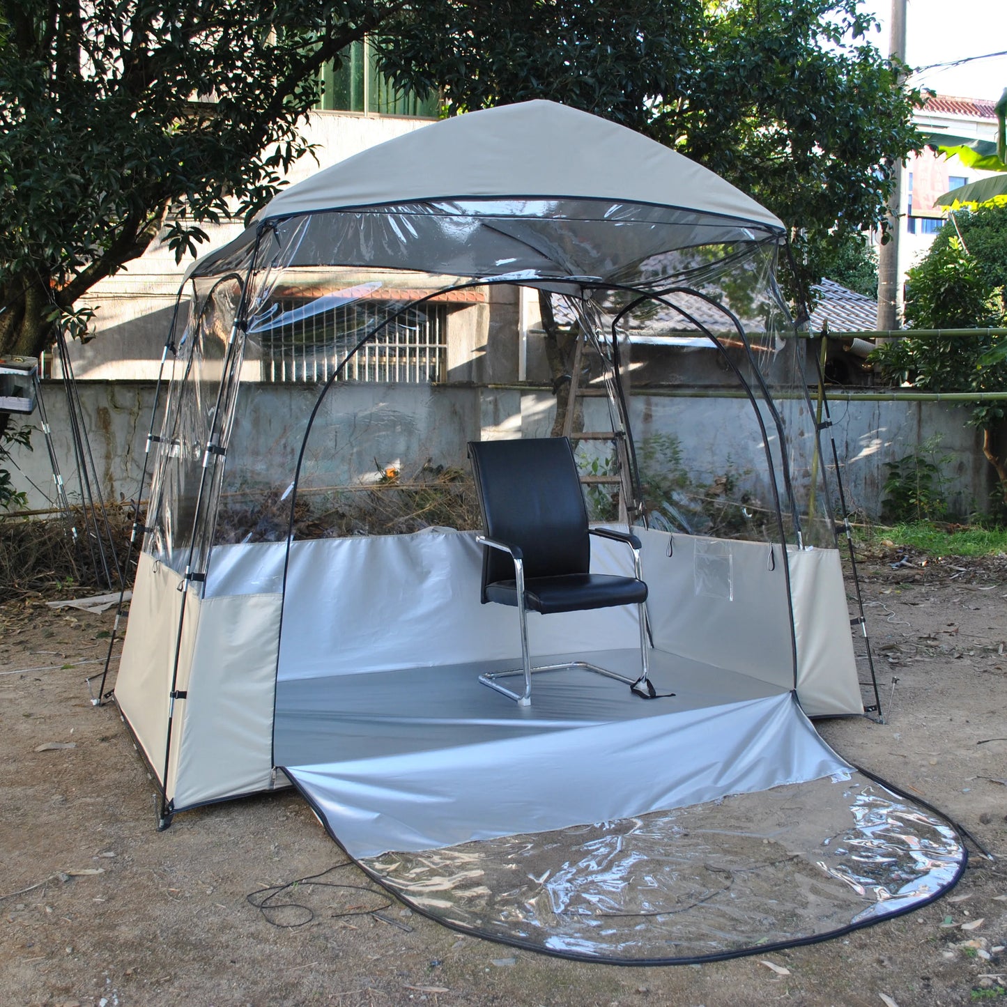 Transparent Tent for Sports, Screen House Room, Greenhouse, Camping, Canopy Gazebo, Large Oversize, Warm Tent, 4-6 Person