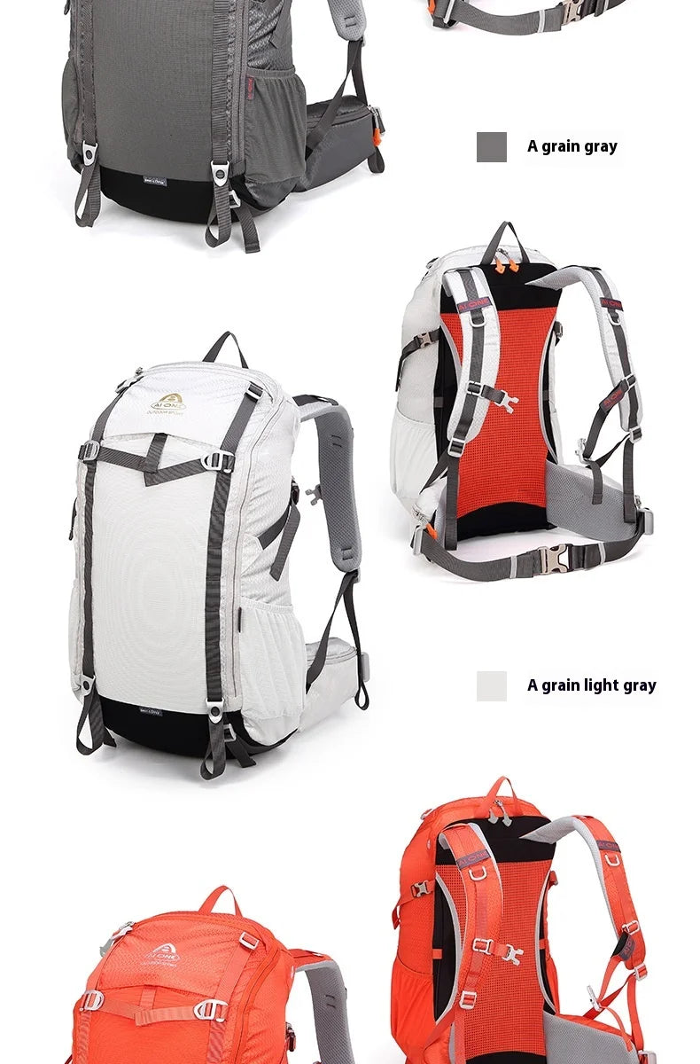 Aione 40L Outdoor Hiking Backpack for Men Sports Climbing Bag Camping Mountaineering Bag Travel Trekking Motorcycle Rucksack