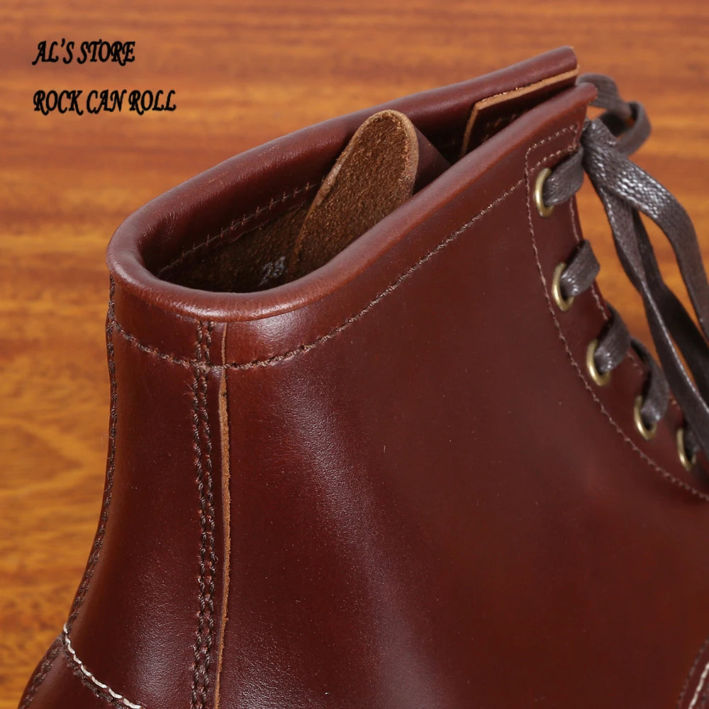 XW318 RockCanRoll Super Quality Size 35-52 Handmade Goodyear Welted Durable Italian Cowhide Boot Custom Made Available