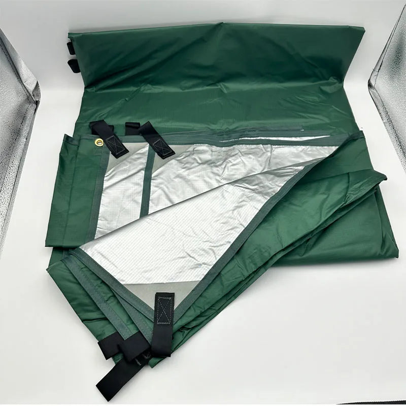 19 Hang Points Tent Tarp Survival Sun Shelter Shade Canopy Outdoor Backpacking Waterproof Camping Awning SunShade