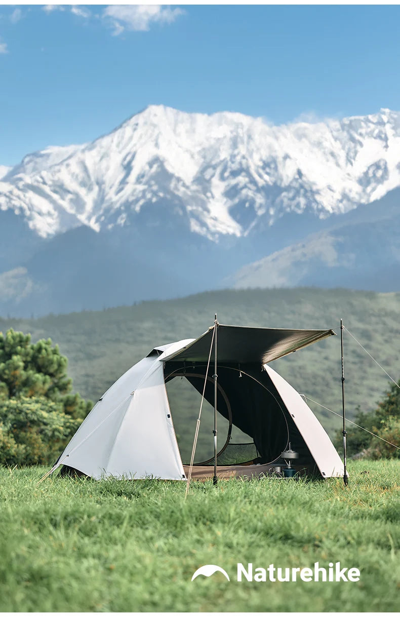 Naturehike YunChuan Outdoor Camping Tent 2/3 Person Waterproof PU2000+ Blackout Tents UV50+ Portable Lightweight Hiking Shelter