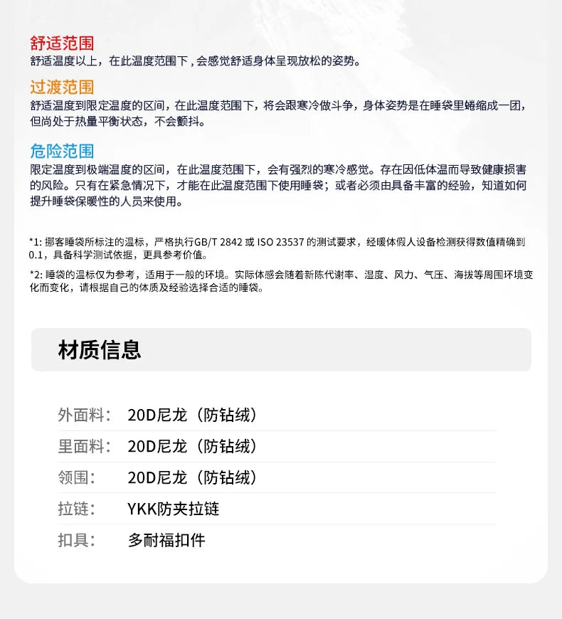 Naturehike Snowbird mummy down sleeping bag, thickened cold-proof in winter, adult outdoor camping, minus 20 degrees duck down