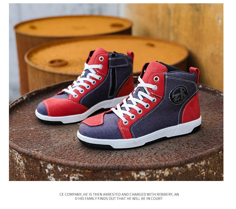 Motorcycle Riding Shoes Motorcycle Boots All Season Breathable and Anti Fall Riding Equipment Road Racing Shoes forRiders오토바이 부츠