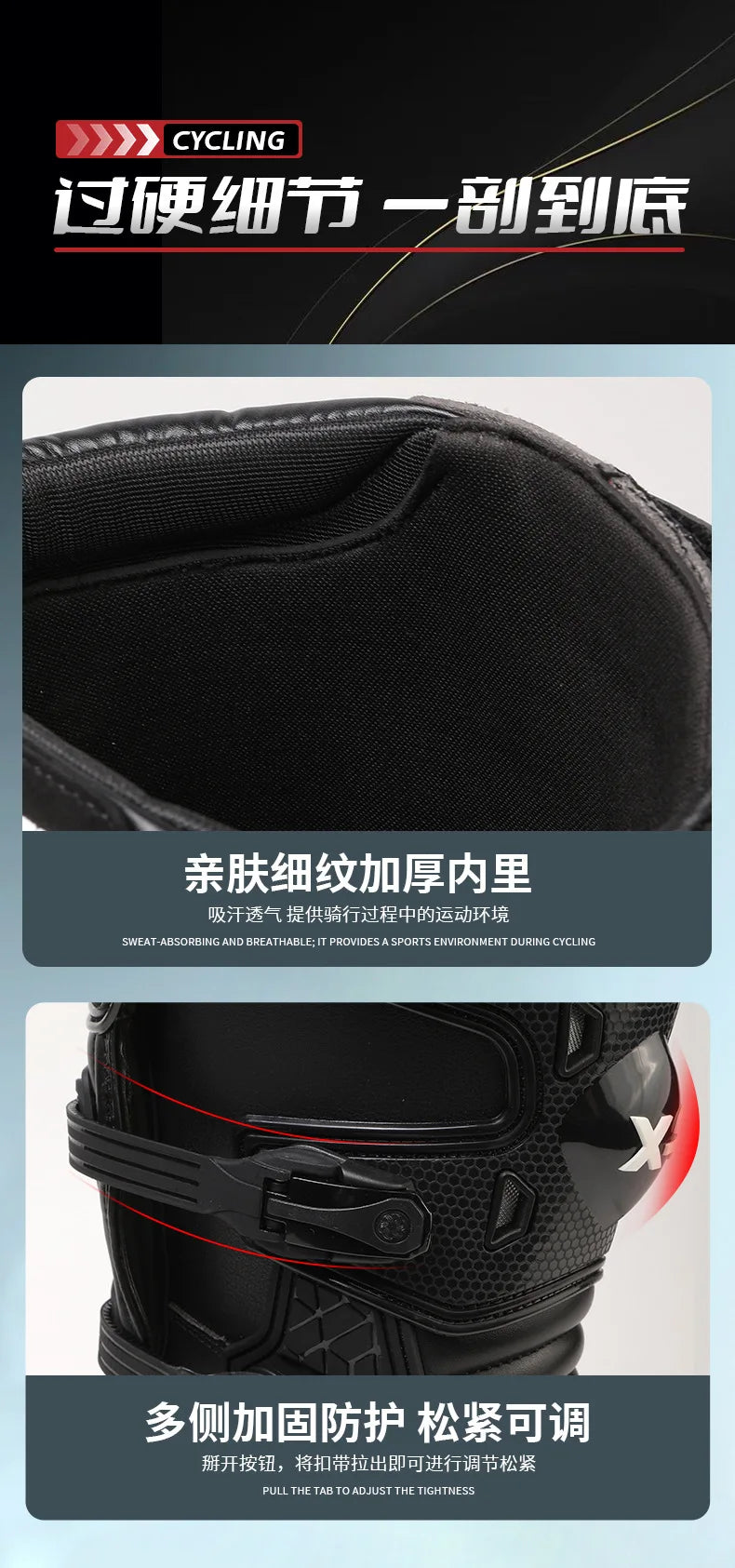 New Motocross Boot Men Women Riding Mid-Calf Ankle Protective Shoes Moto Motorbike Equipment Racing Long Motorcycle Boots