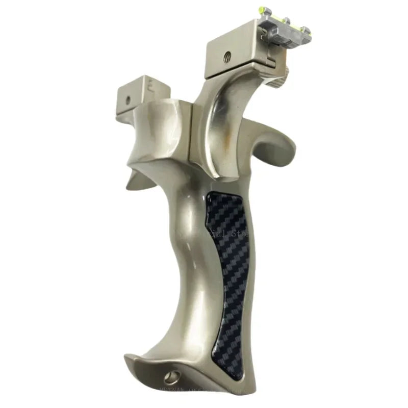 High Precision Metal Alloy Slingsshot Rubber Band Powerful Slingshot Outdoor Hunting Shooting Competition Catapult