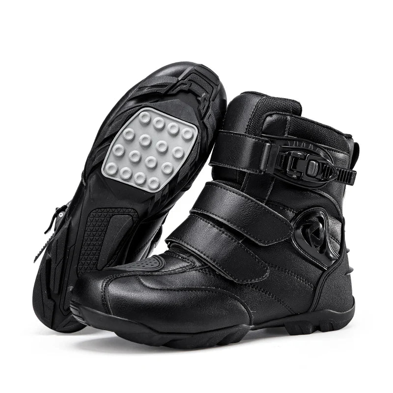 Motorcycle Riding Shoes Breathable Motorcross Off-road Short Boots Man Women Rider Motocross Equipment Anti-fall Racing Shoes 47