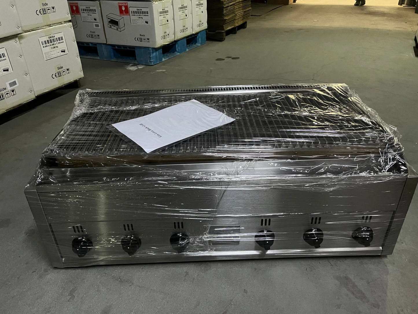 New Design Commercial Gas Lava Rock Charbroiler/gas Barbecue Grill With Lava Rock/gas Bbq With Lava Rock