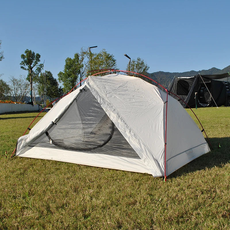 Ultralight Aluminum Poles Camping Tent for 2 Person, 4 Season, PU4000 Waterproof 210T Fabric, Easy to Set Up, Hiking Tents