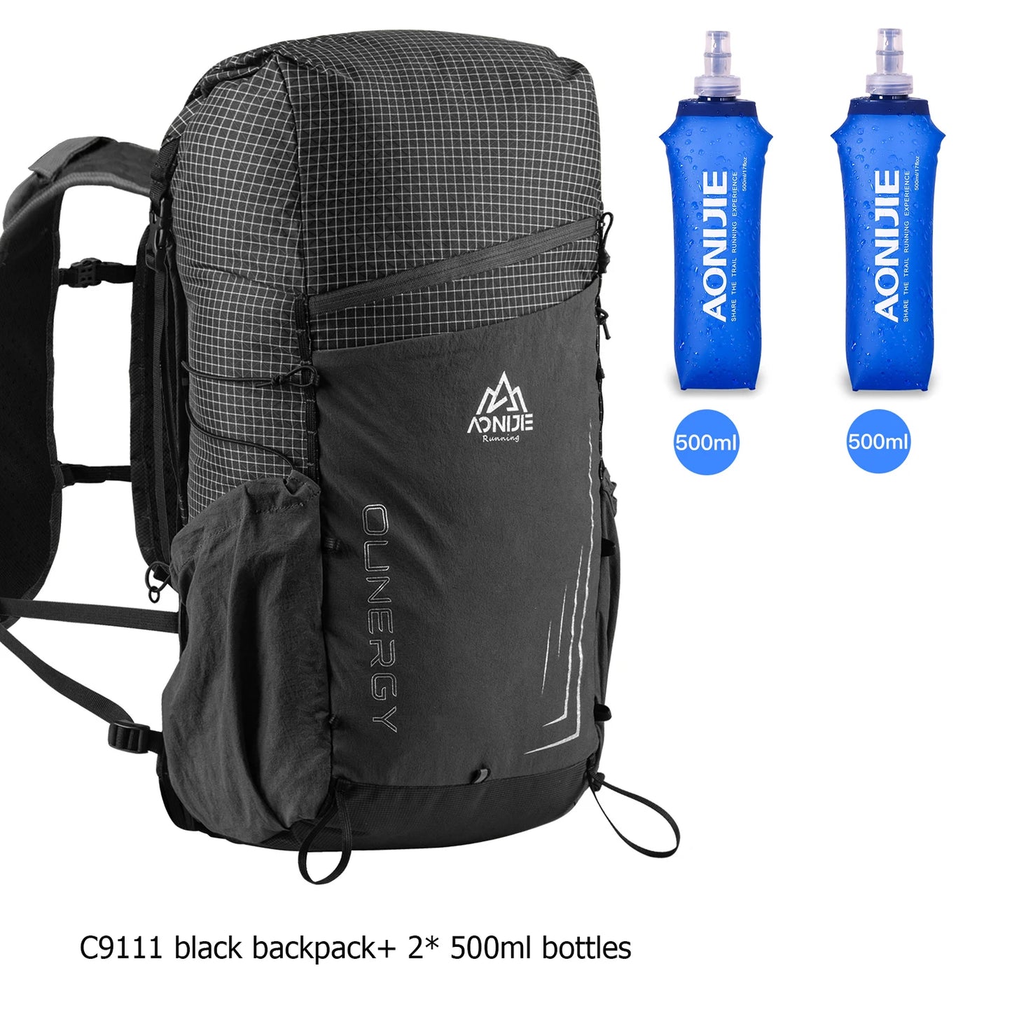 AONIJIE 30L Large Capacity Outdoor Climbing Backpack Camping Daypack Travel Bag For Hiking Trekking Mountaineering