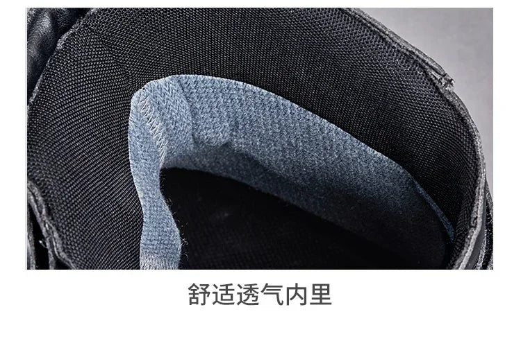 Motorcycle Short Boots Couple Shoes Leather Men Women Riding Racing Protective Breathable Anti-slip Soft Sole Motocross Off-road